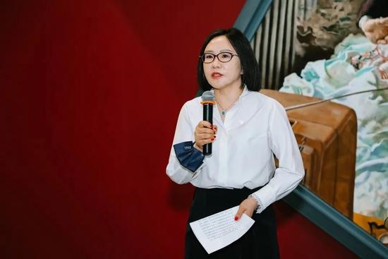 永樂拍卖董事总经理彭兆君女士发言