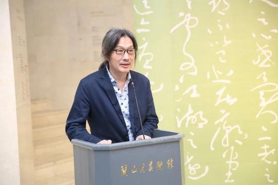 中国文联全委会委员,中国书法家协会理事周祥林致辞