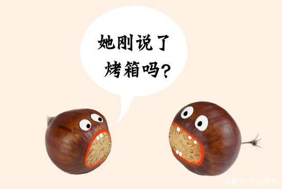 两个栗子似乎听到了远处的交谈声,“她刚才说了烤箱吗?”