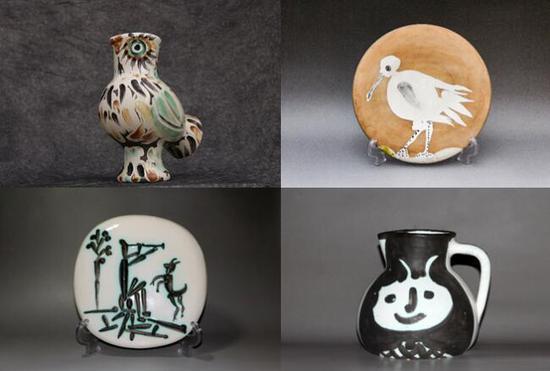 (此次展出部分毕加索馆藏级真迹陶瓷展品)