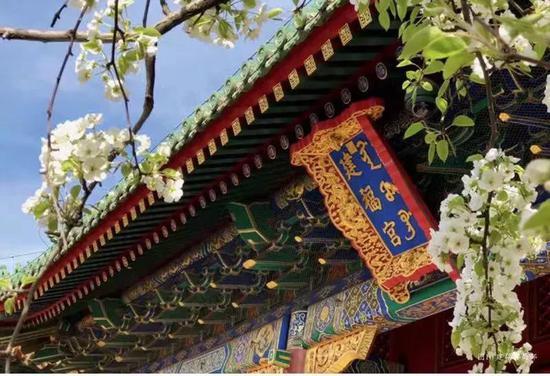 建福宫现貌 局部