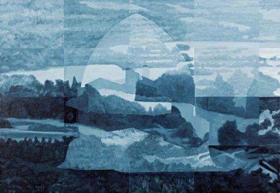 《自然的档案-联庄村》,布面油画,90 × 130 cm,2023