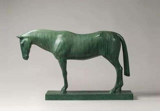 曹云《青骓》90×50×25cm 青铜雕塑 2012