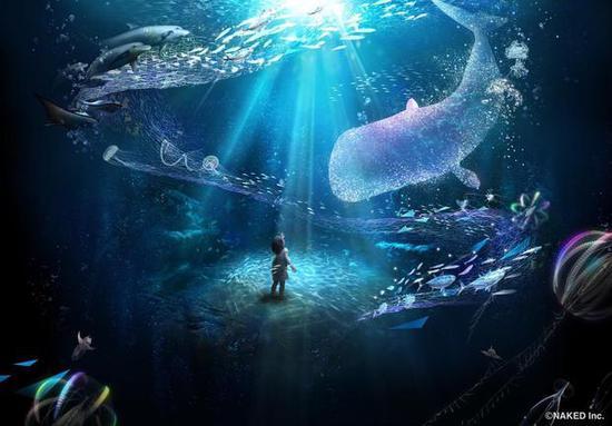 “深海之光”北京首展宣传图©NAKED Inc。