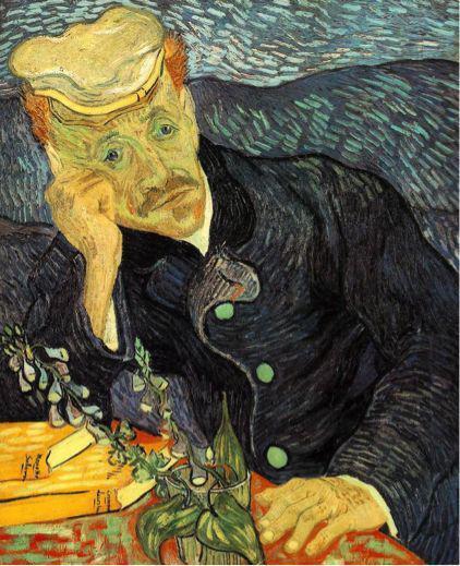 《嘉舍医师的画像》Portrait of Dr.Gachet,1890