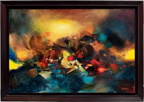 Lot 711 朱德群 扩张 130 × 195 cm 成交价: HK$ 11,420,000