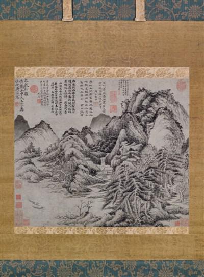 元代画家王蒙《泉声松韵图》,东京中央拍卖行拍出,落槌价1.51亿港元。