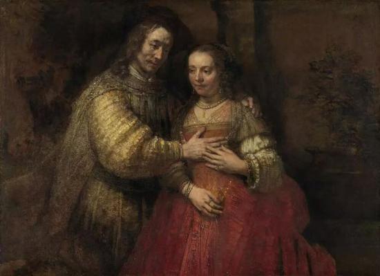 Isaac and Rebecca, Known as ‘The Jewish Bride, c。 1665 – c。 1669