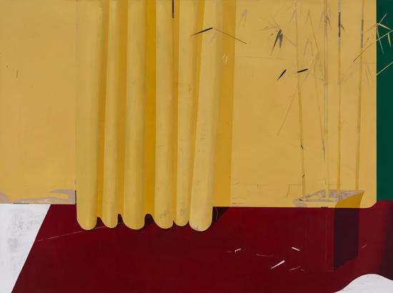 冷广敏 干燥的房间 2018 布面综合材料 150×200cm