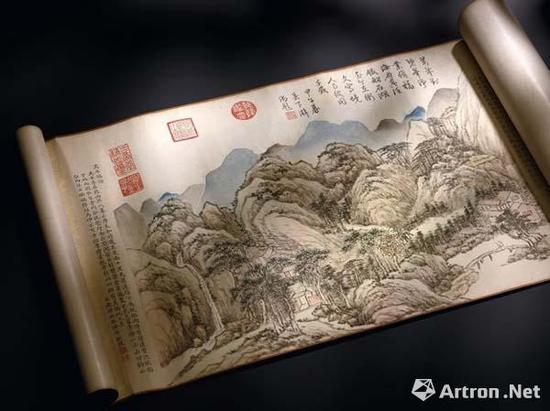 清 钱维城 《台山瑞景》 1.47亿港币 香港蘇富比拍卖