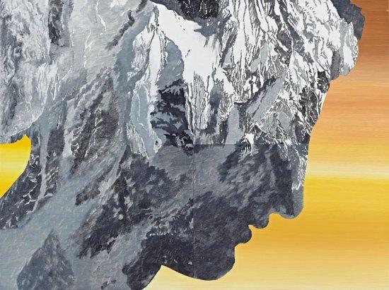 《复活女神,神话-2023》,布面油画,60 × 80 cm,2023