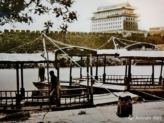 上世纪的北京护城河