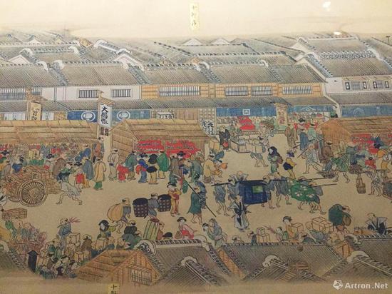 描绘18世纪东京的绘画