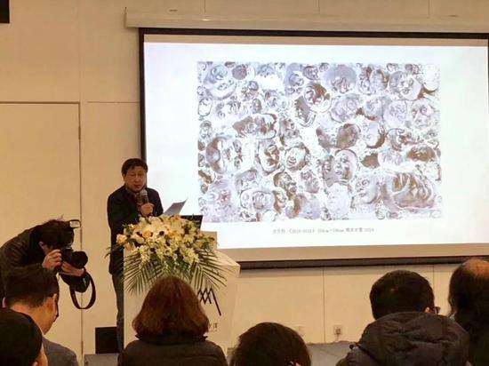 展览第二部分“新水墨”策展人鲁虹致辞