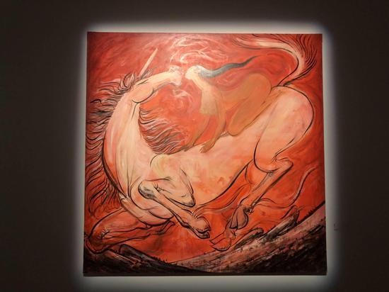 吻 王雷 180cm*180cm 布面丙烯 2011年