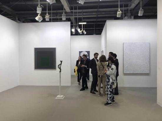 卓纳画廊展位现场(图片由收藏家杜杰现场提供)