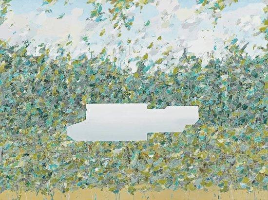 《自然的档案-观音洞72号》,布面油画,60 × 80 cm,2023