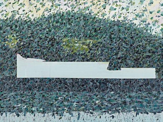 《自然的档案-南山路218号》,布面油画,60 × 80 cm,2023