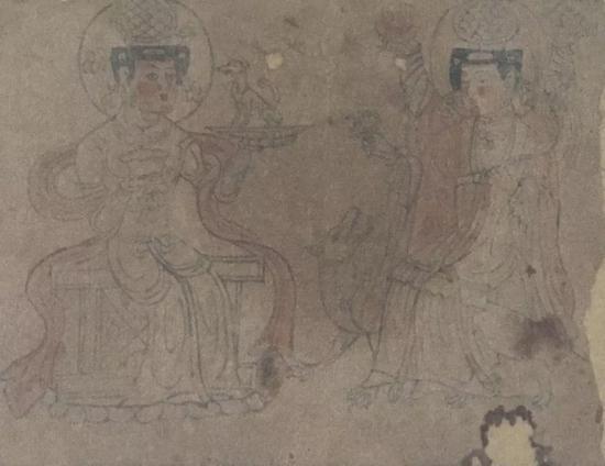 图11 祆教神祇, P.4518,法国国家图书馆藏