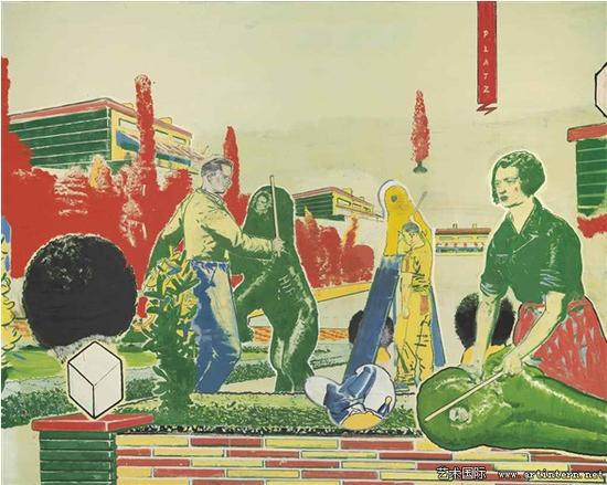 尼奥﹒劳赫《广场》(Platz)2000