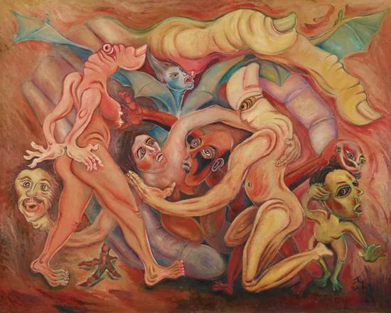三毛 草木皆非 油画 100x120cm 2016
