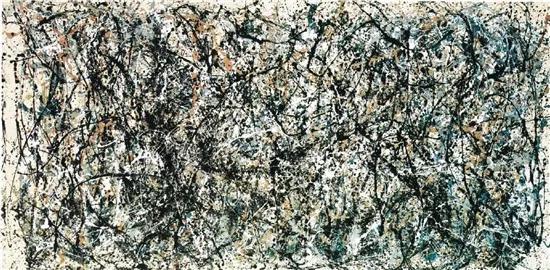 杰克逊·波洛克 第31号 269.5×530cm 布面油画 1950年 现藏于纽约现代艺术博物馆(MoMA)