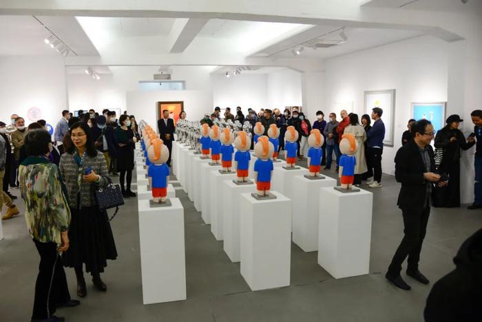 2020年10月,“空寂的模样——蔡万霖艺术展”展览现场