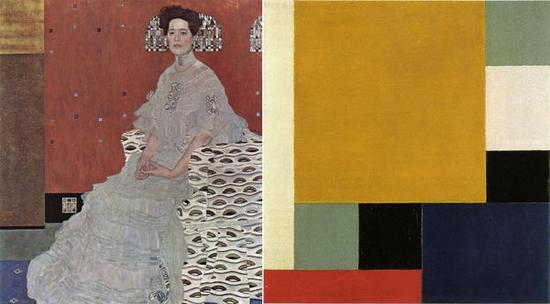 《Fritza Riedler 夫人像》1906 《构成,22 号》1922