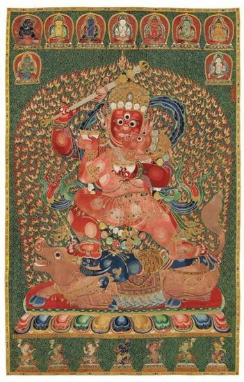 这件15世纪的佛教壁挂打破了中国艺术品的拍卖纪录图片: Art Market Monitor
