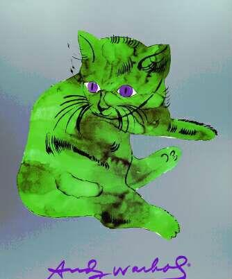 “A Cat Named Sam”,那只叫山姆的猫,安迪·沃霍尔