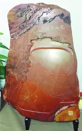 红丝砚非遗传承人高东亮的砚作
