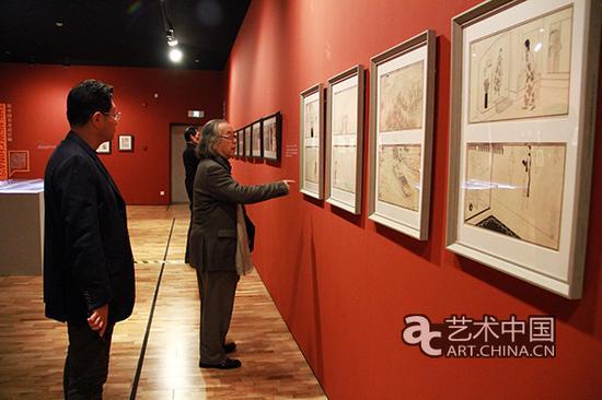 龙美术馆张光宇艺术展现场