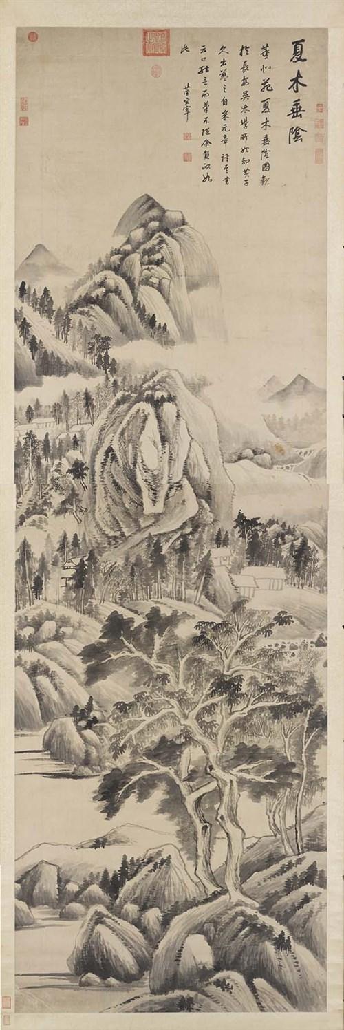 明 董其昌 夏木垂阴图
