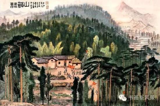 李可染 革命圣地韶山 1971年作 (2011年12月 6842.5万元)