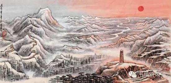 李可染 北国风光(2011 成交价1955万元)