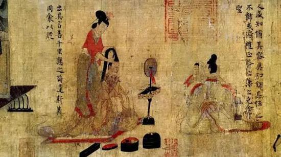顾恺之(348年— 409年),字长康。《女史箴图》(局部)