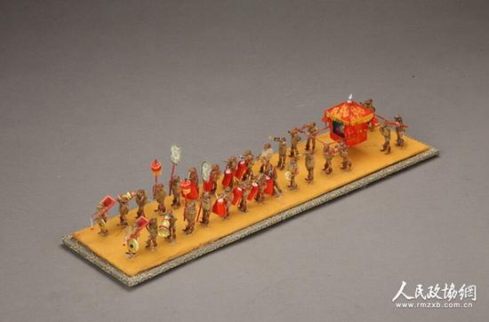 毛猴工艺品 现代 图片由首都博物馆提供