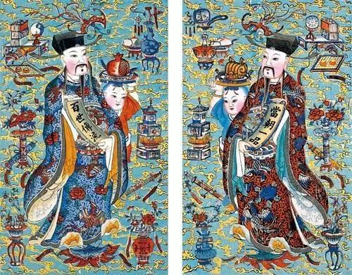 文官门神