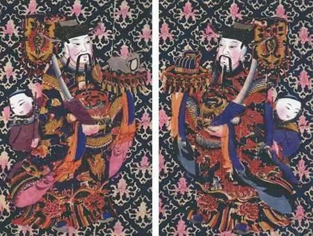 文门神加官进禄
