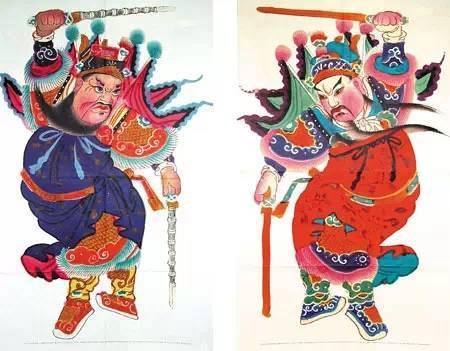 鞭锏门神 秦叔宝尉迟恭
