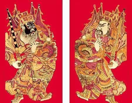 鞭锏门神