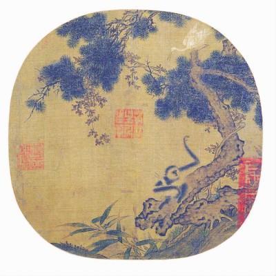 左图:宋佚名《猿鹭图页》。 均资料照片