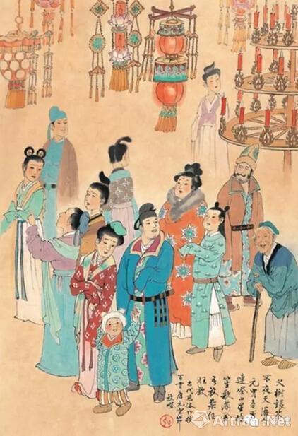唐代的赏灯活动极其兴盛
