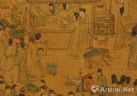 明代《上元灯彩图》 局部