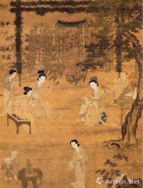 南宋李嵩《观灯图》