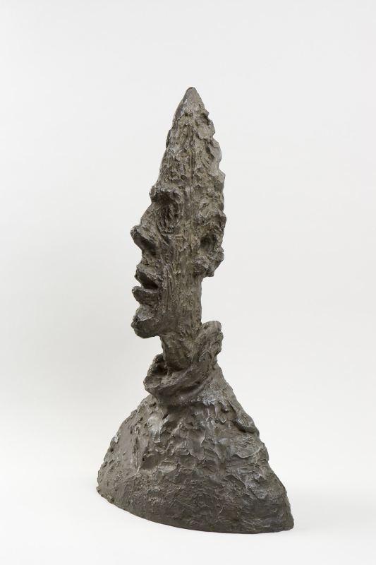 高瘦头像,1954,铜