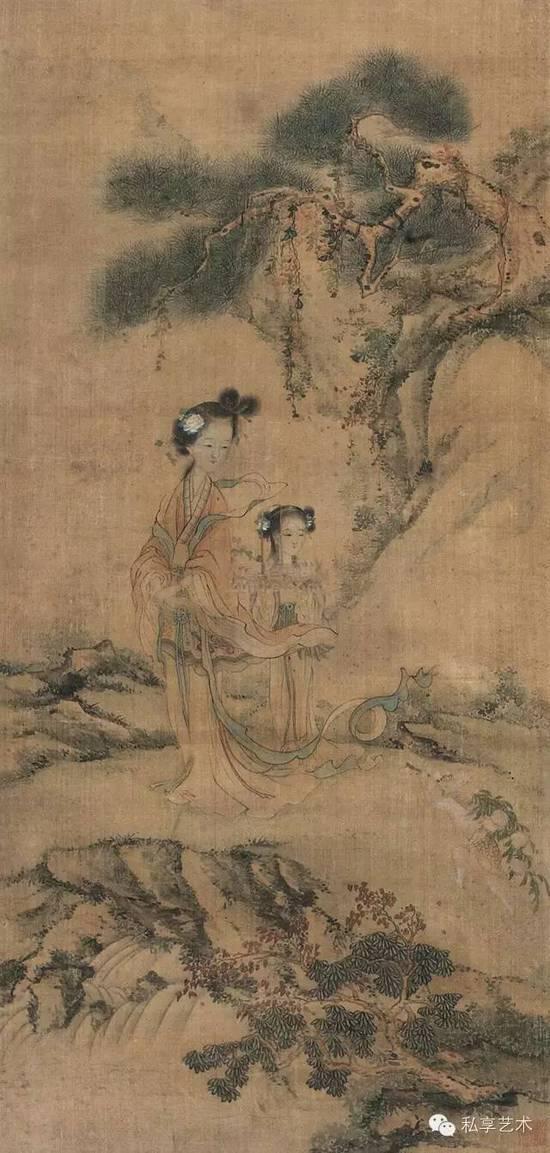 清 陈书 作 麻姑献寿