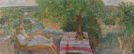 皮埃尔·伯纳德,《Resting in the Garden》,1914