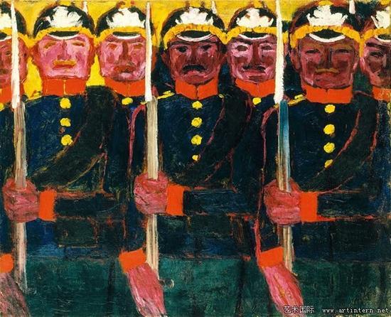 《士兵》(Soldiers, 1913年)