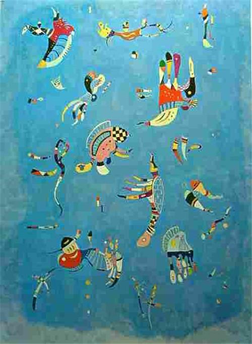 蔚藍的天空 1940年 100×73公分